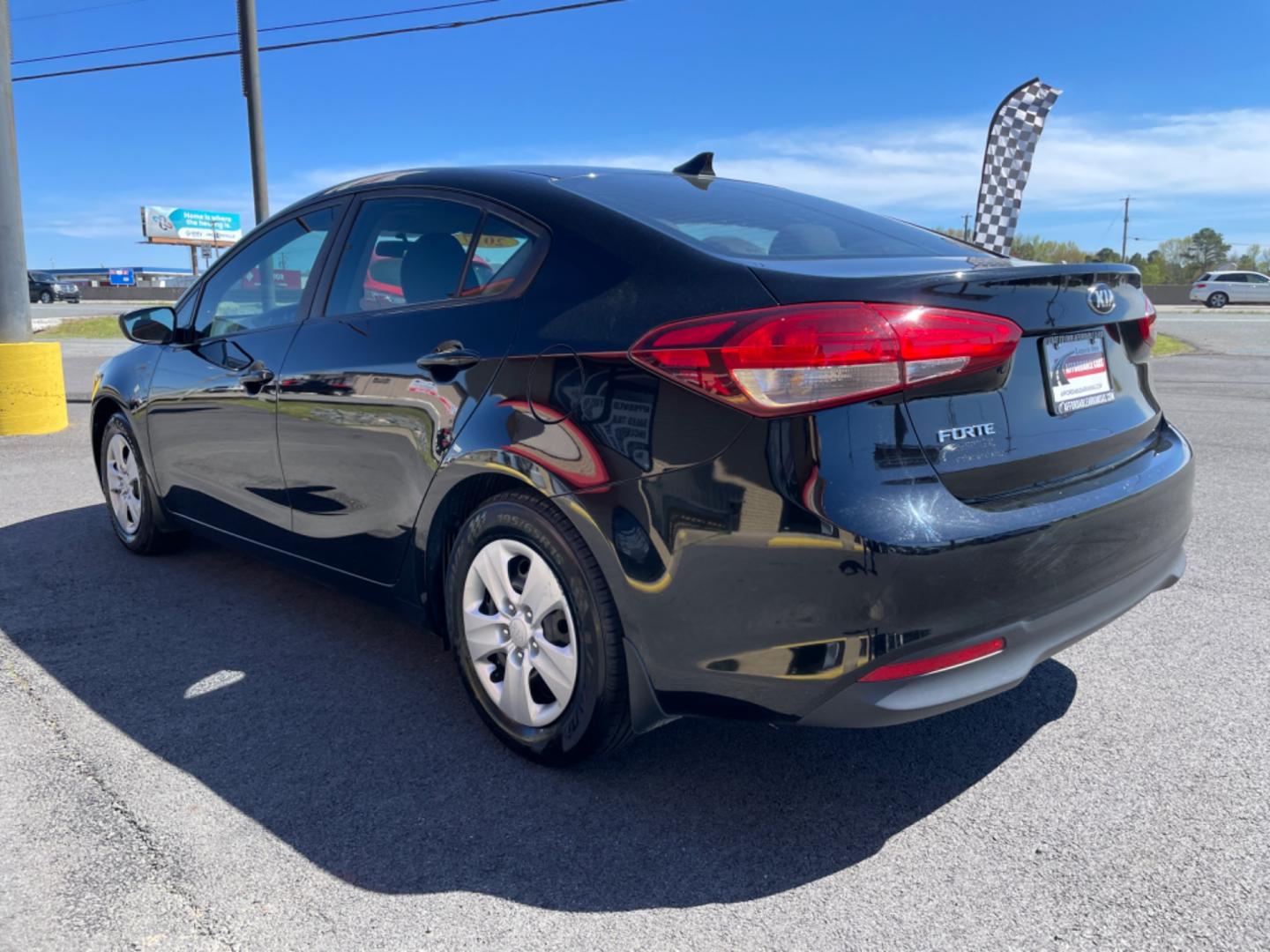 2017 Black Kia Forte (3KPFK4A77HE) with an 4-Cyl, 2.0 Liter engine, Automatic, 6-Spd transmission, located at 8008 Warden Rd, Sherwood, AR, 72120, (501) 801-6100, 34.830078, -92.186684 - Photo#4